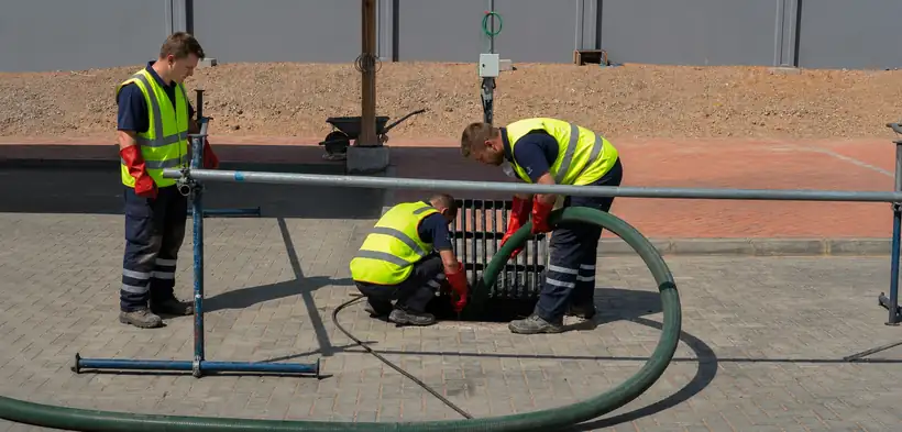 Clearing a storm water drain unit